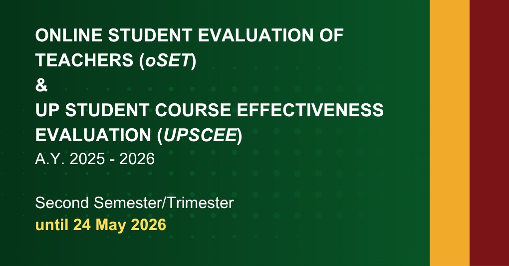 oSET and UPSCEE now Open for Second Semester/Trimester AY 2025–2026 until MAY 24, 2026
